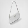 Prada Cleo Small Gloss Leather Flip Shoulder Bag