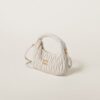 Wander Matelassé Soft Lamb Nappa Small Crescent Moon Bag