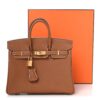 Togo Birkin 25 Gold
