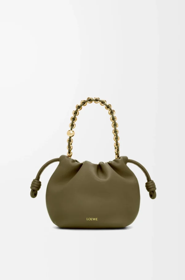 Mini Flamenco purse in mellow nappa lambskin