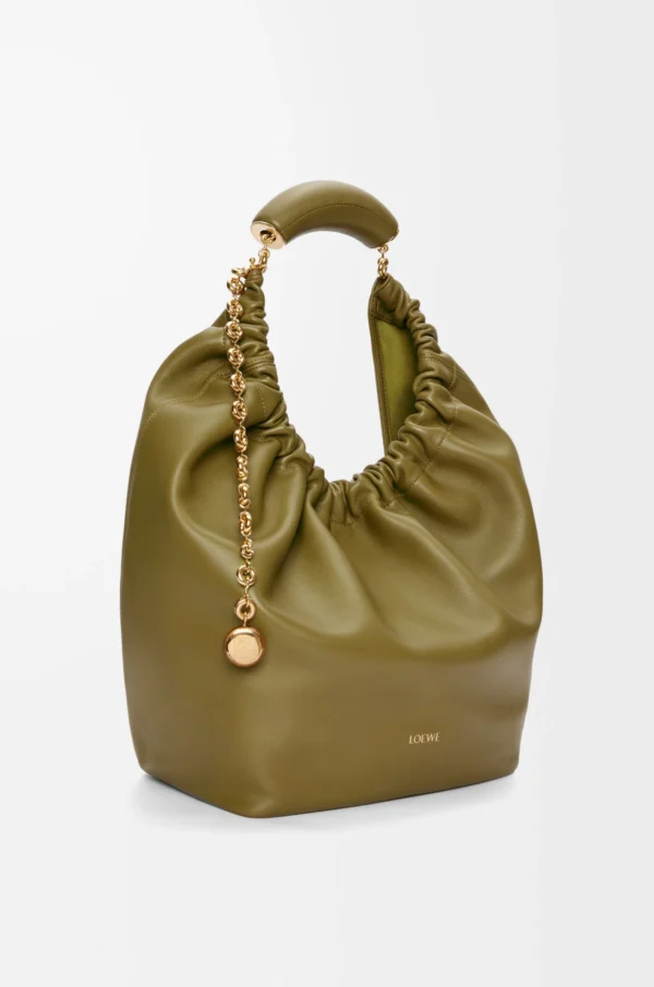 Medium Squeeze bag in mellow nappa lambskin