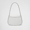 Prada Cleo Small Gloss Leather Flip Shoulder Bag