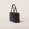 Leather Beau Handbag Black color