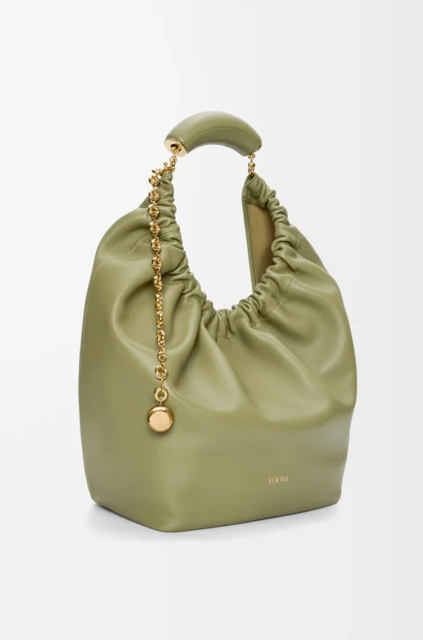 Medium Squeeze bag in mellow nappa lambskin
