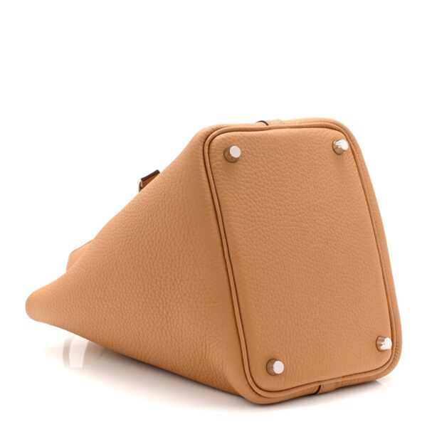 Taurillon Clemence Picotin Lock 18 PM Biscuit