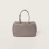 Leather Beau Handbag Clay-gray