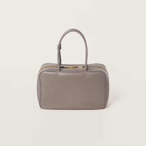 Leather Beau Handbag Clay-gray