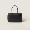 Leather Beau Handbag Black color