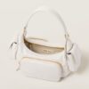 Soft Lamb Nappa Pouch White