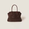 Aventure Nappa Leather Handbag Shrubland Color