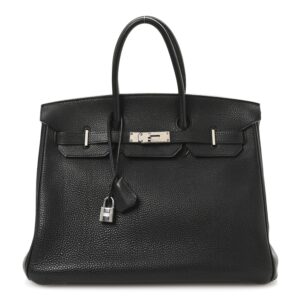 Togo Birkin 35 Black