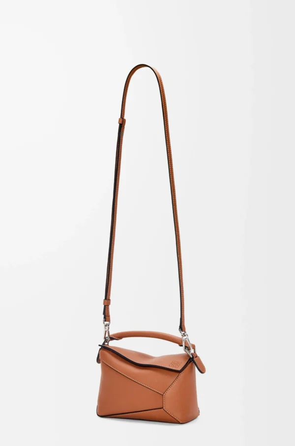Mini Puzzle Edge bag in classic calfskin