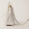 Wander Matelassé Mini Hobo Bag White