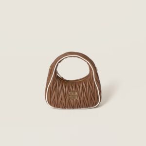 Wander Matelassé Nappa Leather Handbag