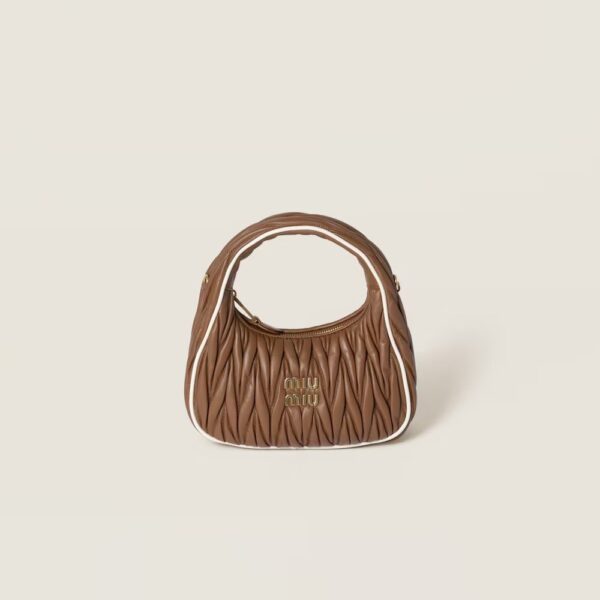 Wander Matelassé Nappa Leather Handbag
