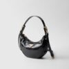 Prada Arqué Naplak Painted Leather Shoulder Bag