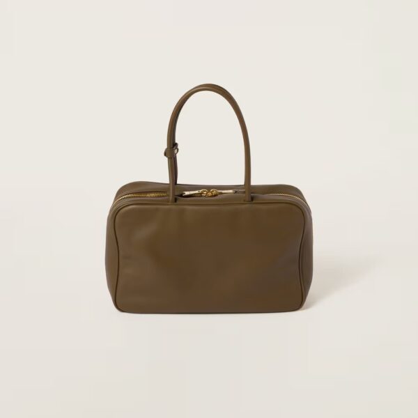 Leather Beau Handbag Tundra Color