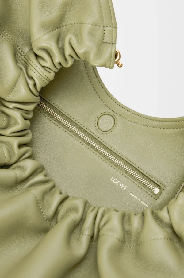 Medium Squeeze bag in mellow nappa lambskin