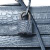 Matte Porosus Crocodile Kelly 35 Bleu Brighton