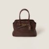 Aventure Nappa Leather Handbag Shrubland Color