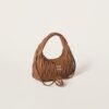 Wander Matelassé Medium Hobo Underarm Bag Cognac