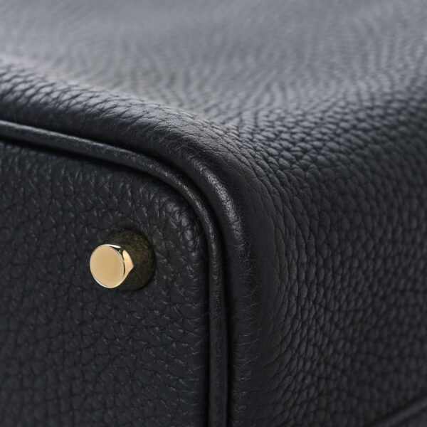 Taurillon Clemence Picotin Lock 18 PM Black