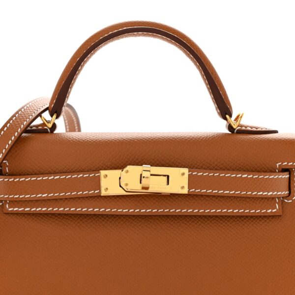 Epsom Mini Kelly Sellier 20 Gold