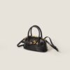 Mini Handbag in Aventure Nappa Leather Black