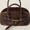 Aventure Nappa Leather Handbag Shrubby Oak Color