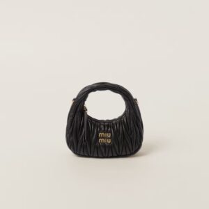 Wander Matelassé Mini Hobo Bag
