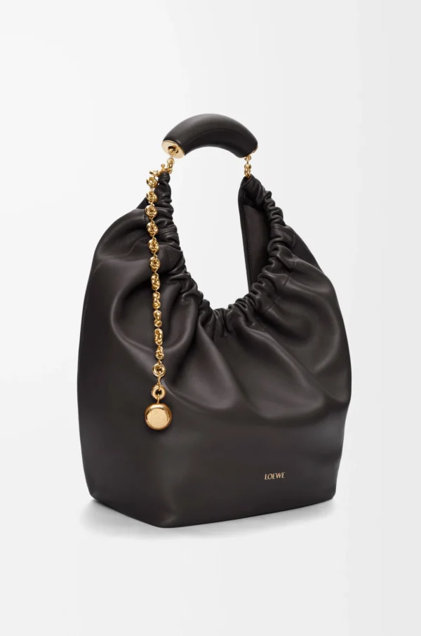 Medium Squeeze bag in mellow nappa lambskin