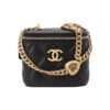 5daa676f36eed9a4c5cddbb99bc0fd5b.jpg CHANEL 23P LIPSTICK BOX WITH CHAIN BLACK