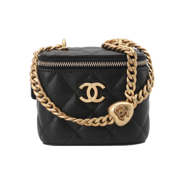 5daa676f36eed9a4c5cddbb99bc0fd5b.jpg CHANEL 23P LIPSTICK BOX WITH CHAIN BLACK