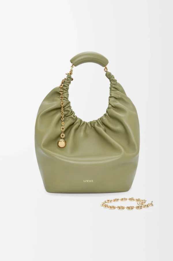 Medium Squeeze bag in mellow nappa lambskin