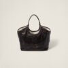 Leather tote bag