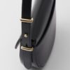 Prada Arqué flip leather shoulder bag