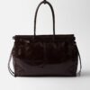 Prada Bonnie Oversized Leather Handbag