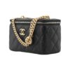 CHANEL 23P LONG BOX WITH CHAIN BLACK