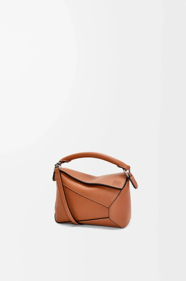 Mini Puzzle Edge bag in classic calfskin