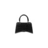 HOURGLASS plus small crocodile embossed handbag