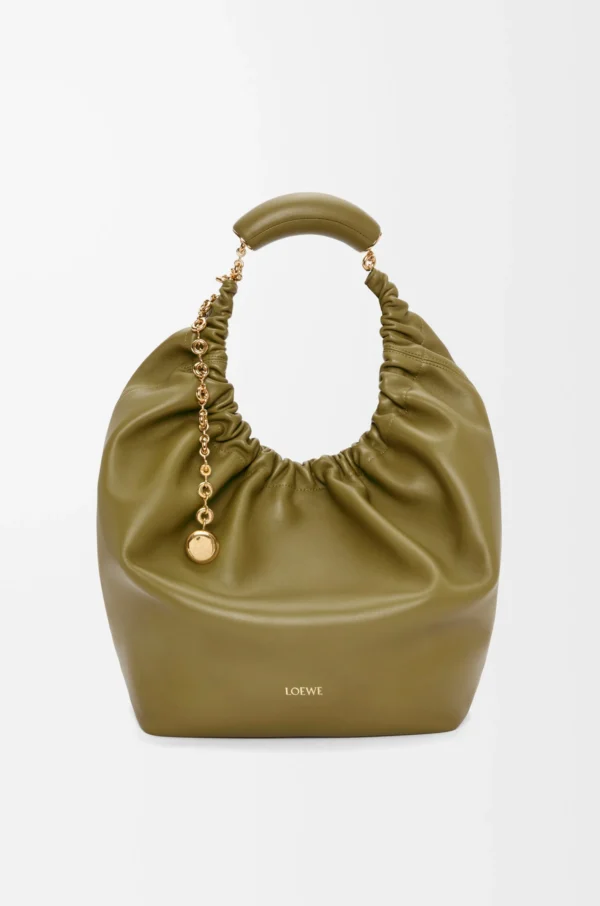 Medium Squeeze bag in mellow nappa lambskin