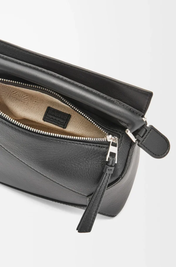 Mini Puzzle Edge bag in classic calfskin