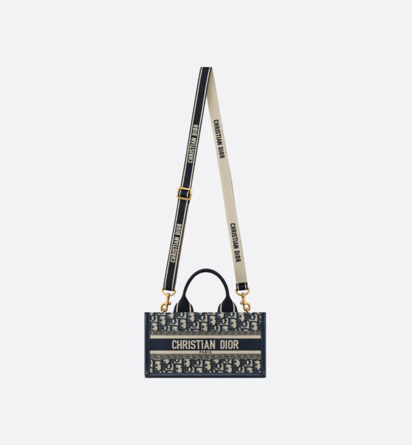 East-West Dior Book Tote with strap