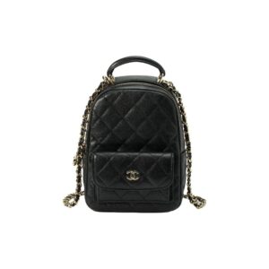 CHANEL MINI BACKPACK BLACK