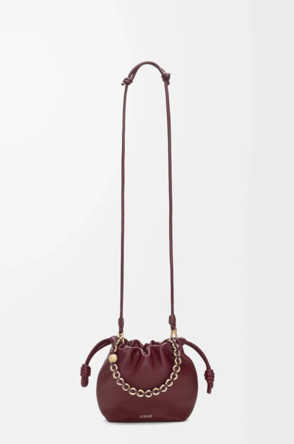 Mini Flamenco purse in mellow nappa lambskin