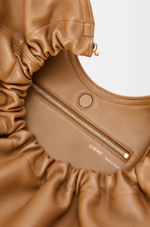 Medium Squeeze bag in mellow nappa lambskin