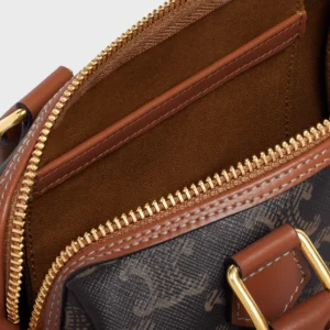 8804a836805944e5139d057de385dcb1.webp SMALL BOSTON IN TRIOMPHE CANVAS AND CALFSKIN