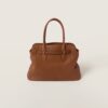 Aventure Nappa Leather Handbag Oak color