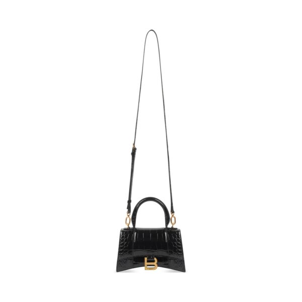 HOURGLASS plus small crocodile embossed handbag