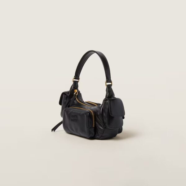 Soft Lamb Nappa Pouch Black